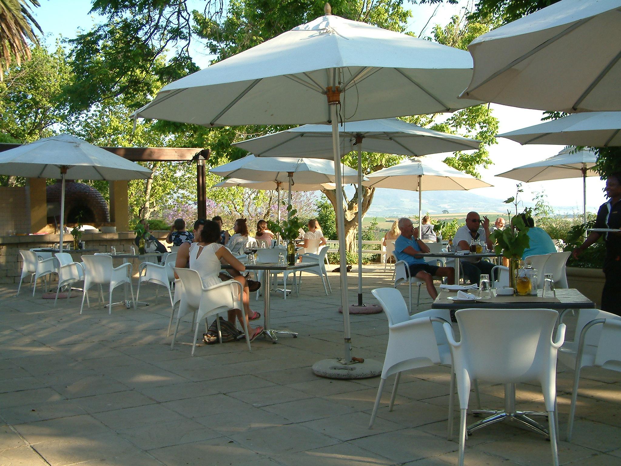 The Devon Valley Hotel Stellenbosch Restaurante foto